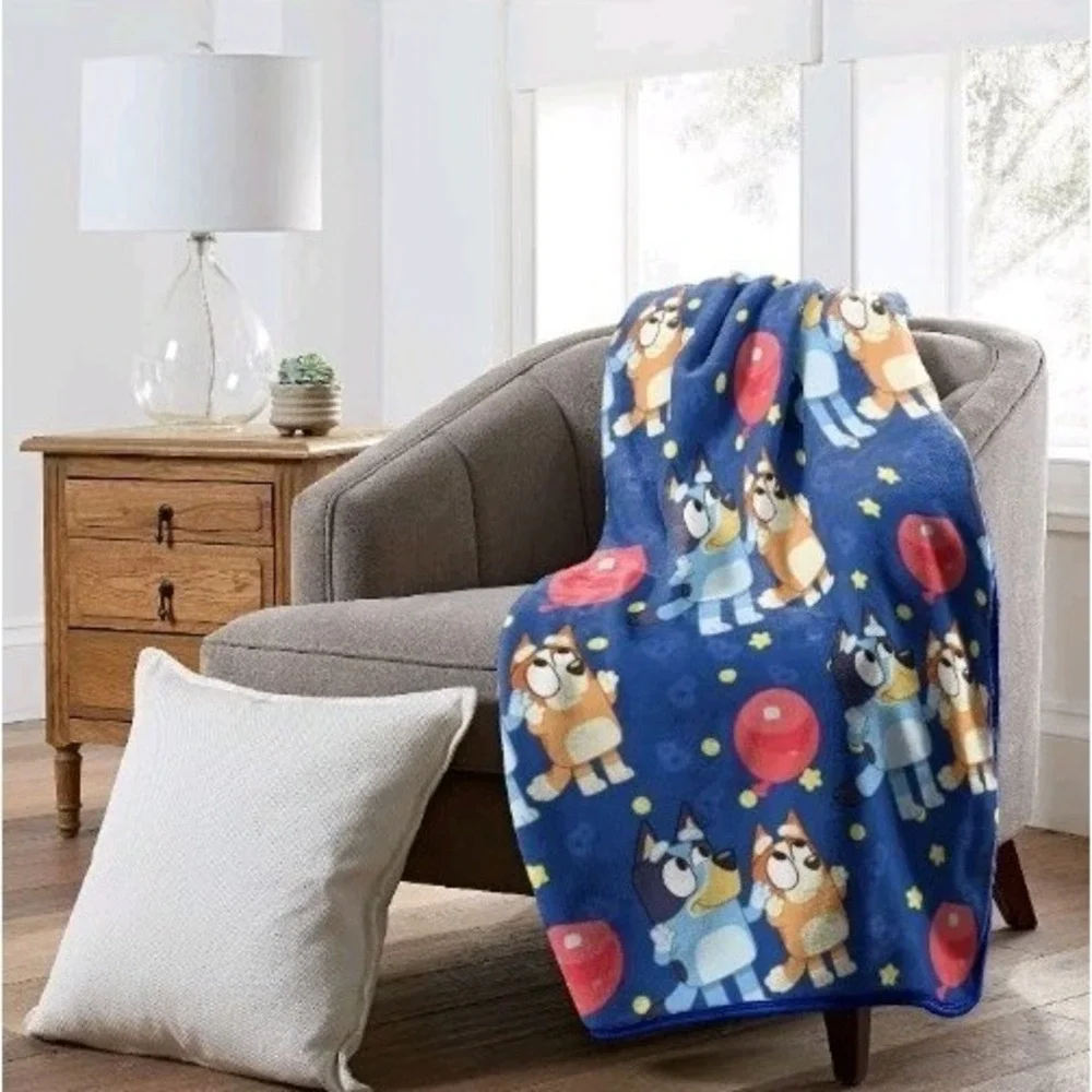 BLUEY Silky Soft‎ TRAVEL BLANKET Throw 46